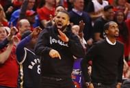 Drake's sideline actions were a major talking point as the Raptors defeated the Milwaukee Bucks